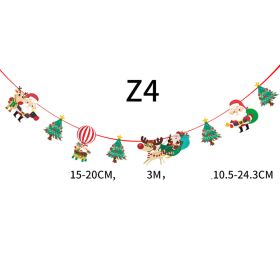 Paper Flags Are Arranged In The Atmosphere Of Christmas Scenes (Option: Z4)