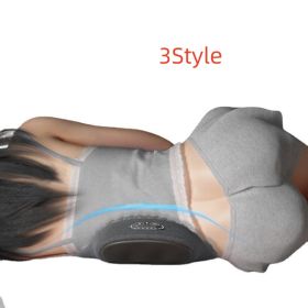 Bed Sleeping Waist Support Massage Fantastic Heating Product Cushion (Option: 3 Style)