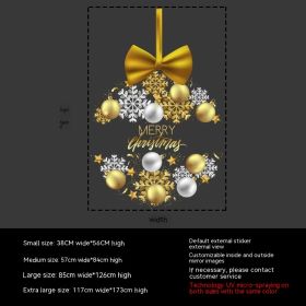 Decorative Stickers Jewelry Shop Layout Shopping Mall Christmas Garland (Option: Medium-U1268)