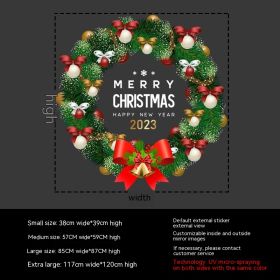 Decorative Stickers Jewelry Shop Layout Shopping Mall Christmas Garland (Option: Medium-V369)