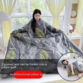 Multi-functional Lazy Quilt Student Dormitory Can Wear Sleeved Quilt (Option: Light Dream-Adult Pillow)