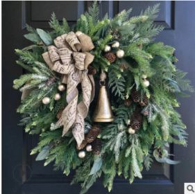 Christmas Door Hanging Christmas Wall Decoration (Option: bell2)