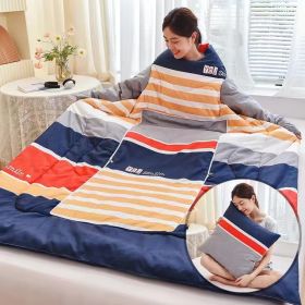 Multi-functional Lazy Quilt Student Dormitory Can Wear Sleeved Quilt (Option: Catapha-Adult Pillow)