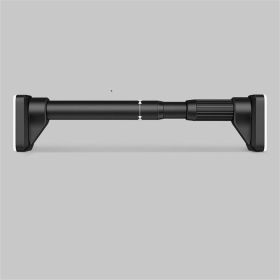 Simple Household Free Punching Telescopic Rod (Option: Black-0.7to1.2m)