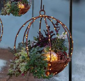 Christmas Door Hanging Christmas Wall Decoration (Option: Hanging Basket 2)