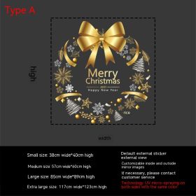 Decorative Stickers Jewelry Shop Layout Shopping Mall Christmas Garland (Option: Big-S662A)