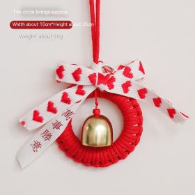 Nordic Style Christmas Decoration Pendant Vehicle Bell (Option: Ring Everything S)